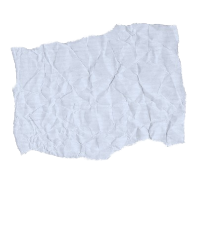 blue paper scrap